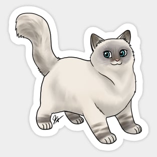 Cat - Birman - Lilac Point Sticker